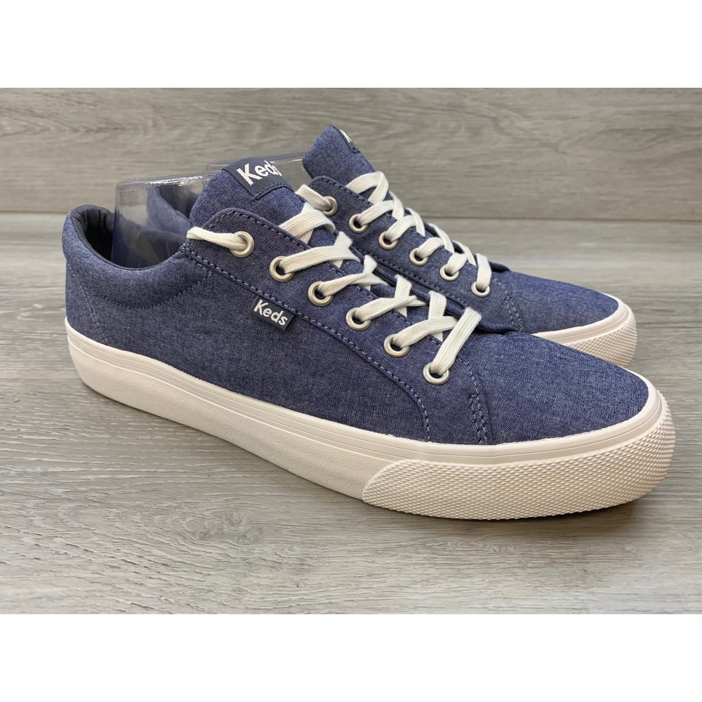 Keds Jump Kick Women's 11 Blue Chambray Low Top Sneakers Athletic Shoes